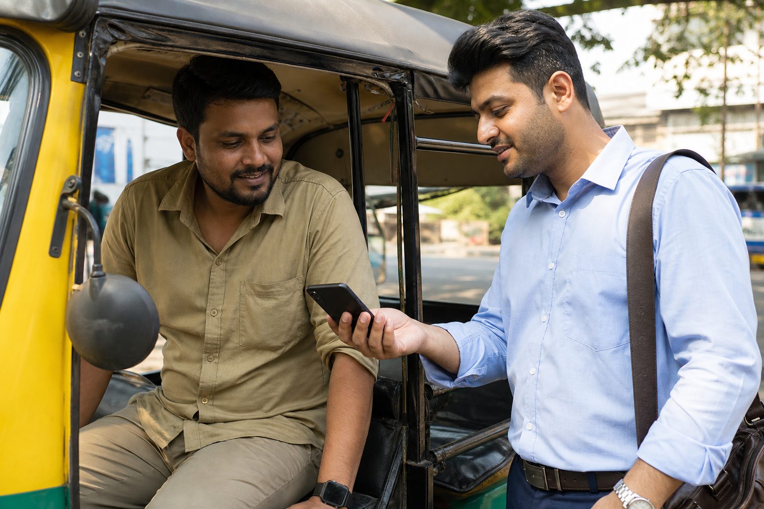 Passenger sharing a trip PIN with the driver